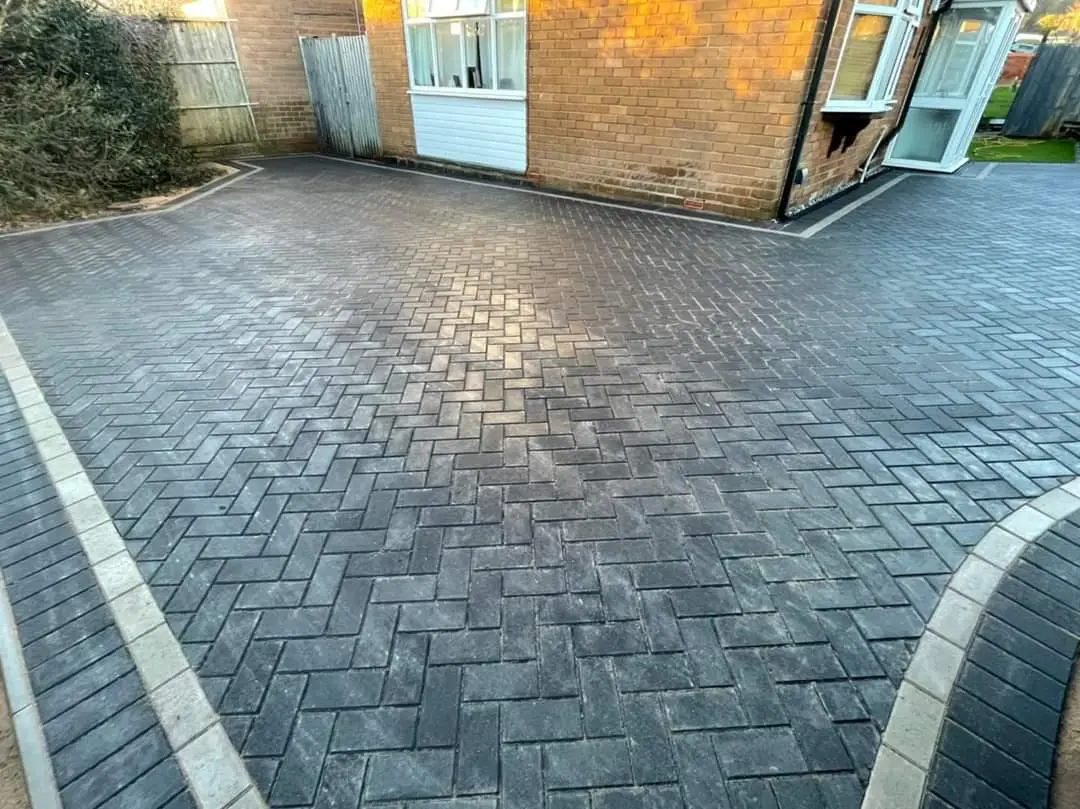 Block paving driveways