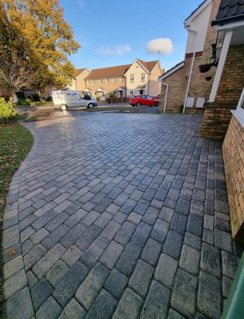 Block paving driveways