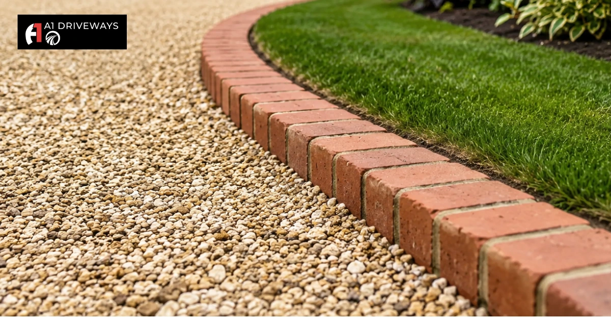Brick Driveway Edging
