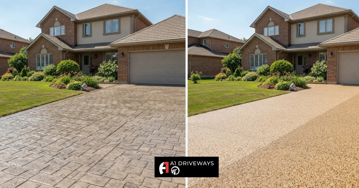 Pros And Cons Of Concrete Imprint Driveways And Resin Driveways