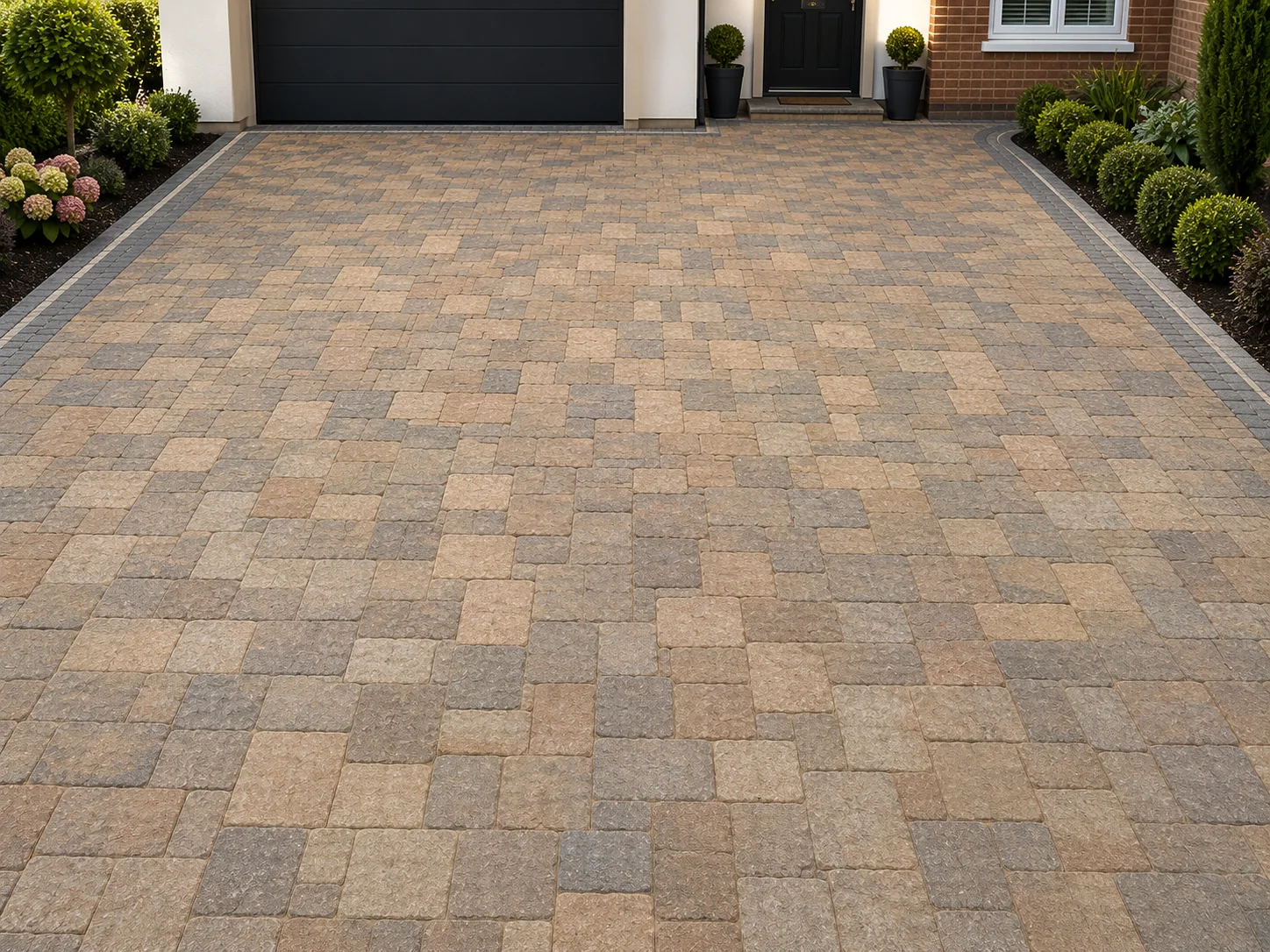 Traditional Tumbled Block Paving