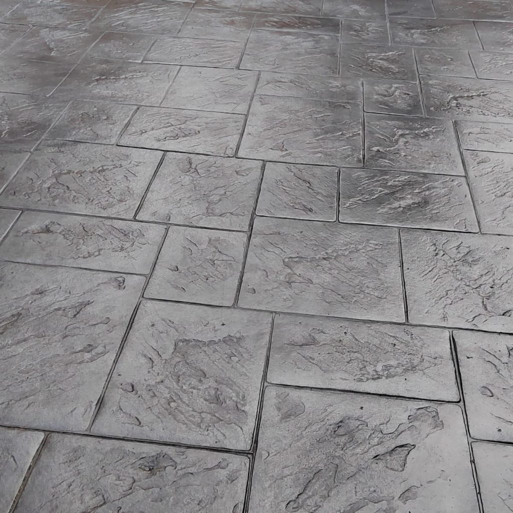 Imprinted Concrete Driveway